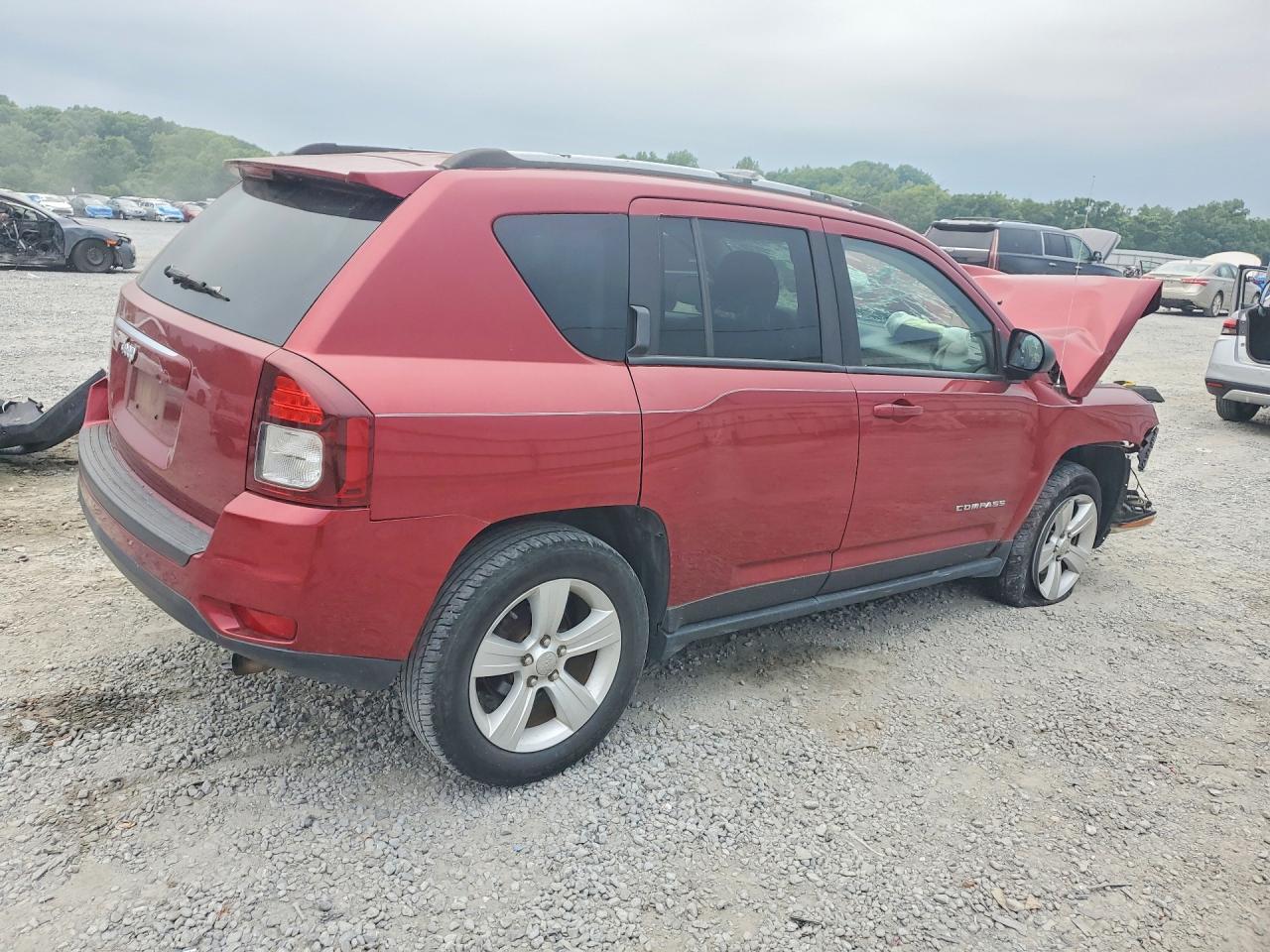2015 Jeep Compass Sport Red vin: 1C4NJDBB2FD437802