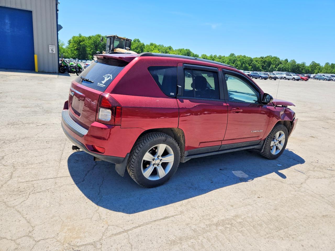 2016 Jeep Compass Sport Бордовый vin: 1C4NJDBB2GD520695