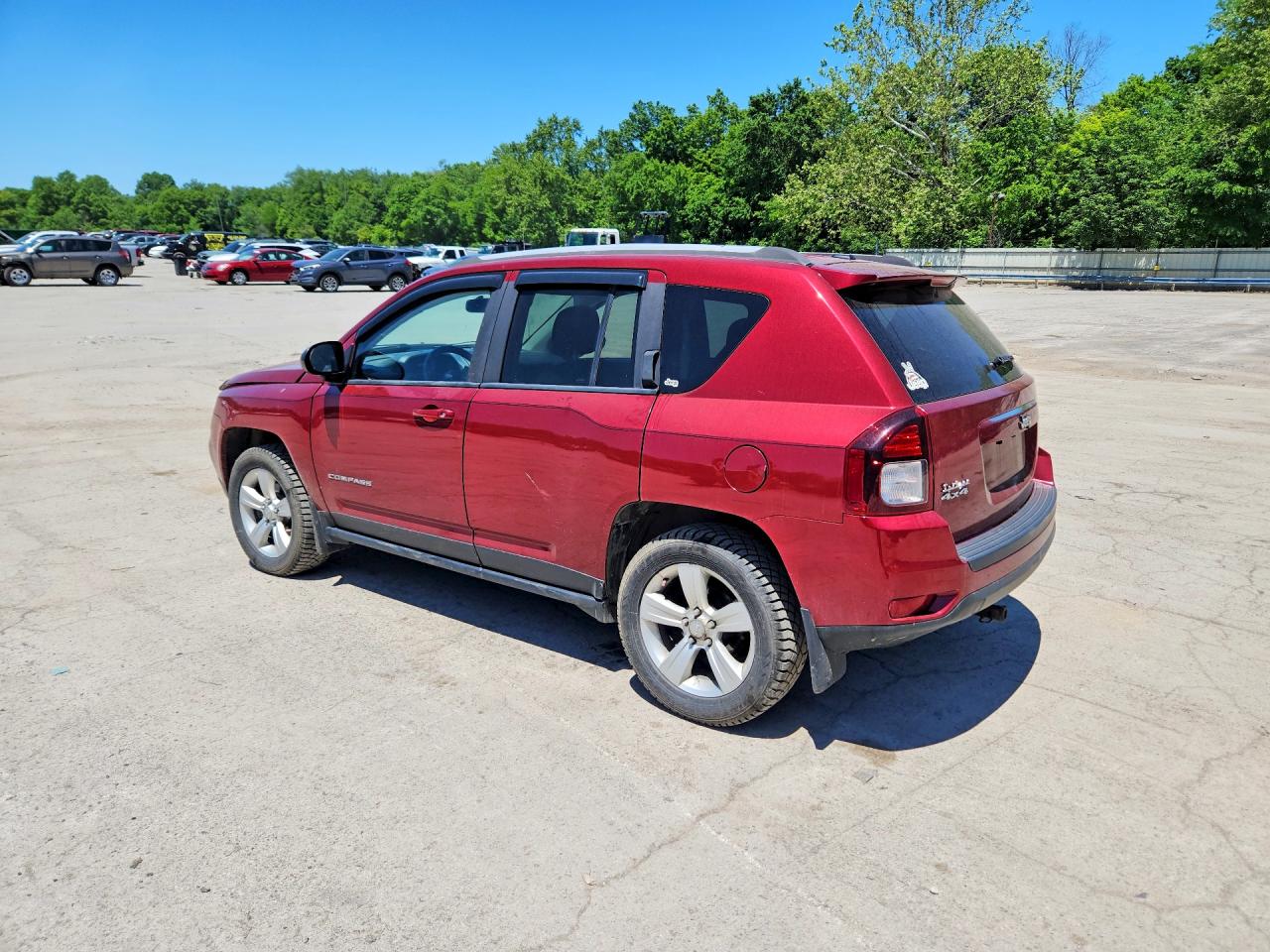 2016 Jeep Compass Sport Бордовый vin: 1C4NJDBB2GD520695