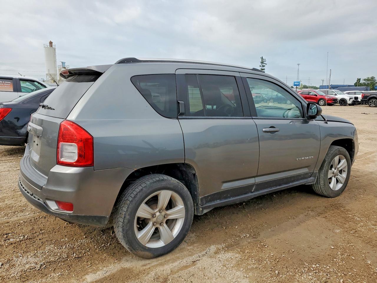 2012 Jeep Compass Sport Gray vin: 1C4NJDBB3CD576199
