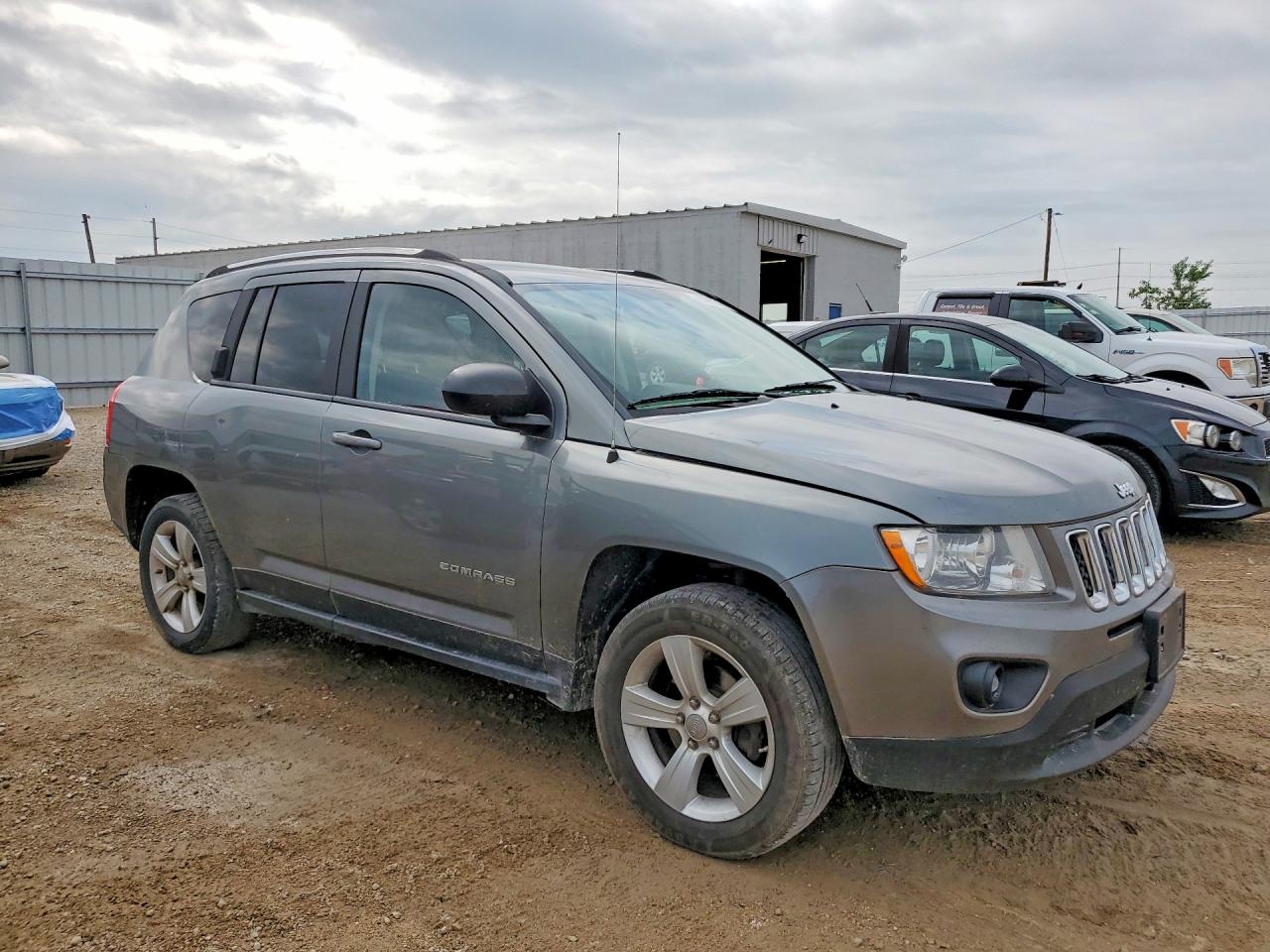 2012 Jeep Compass Sport Gray vin: 1C4NJDBB3CD576199