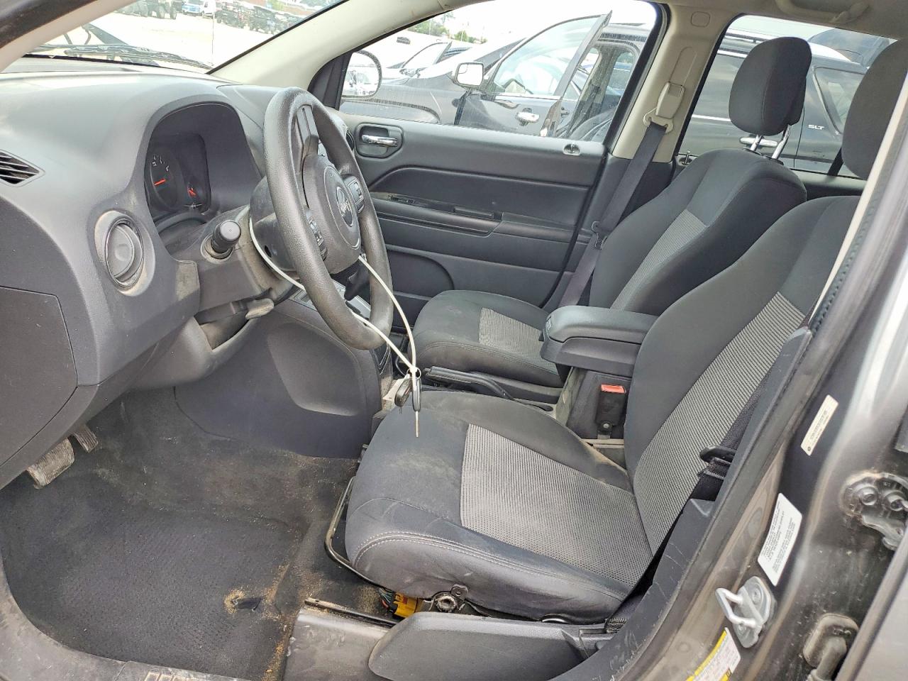 2012 Jeep Compass Sport Gray vin: 1C4NJDBB3CD576199