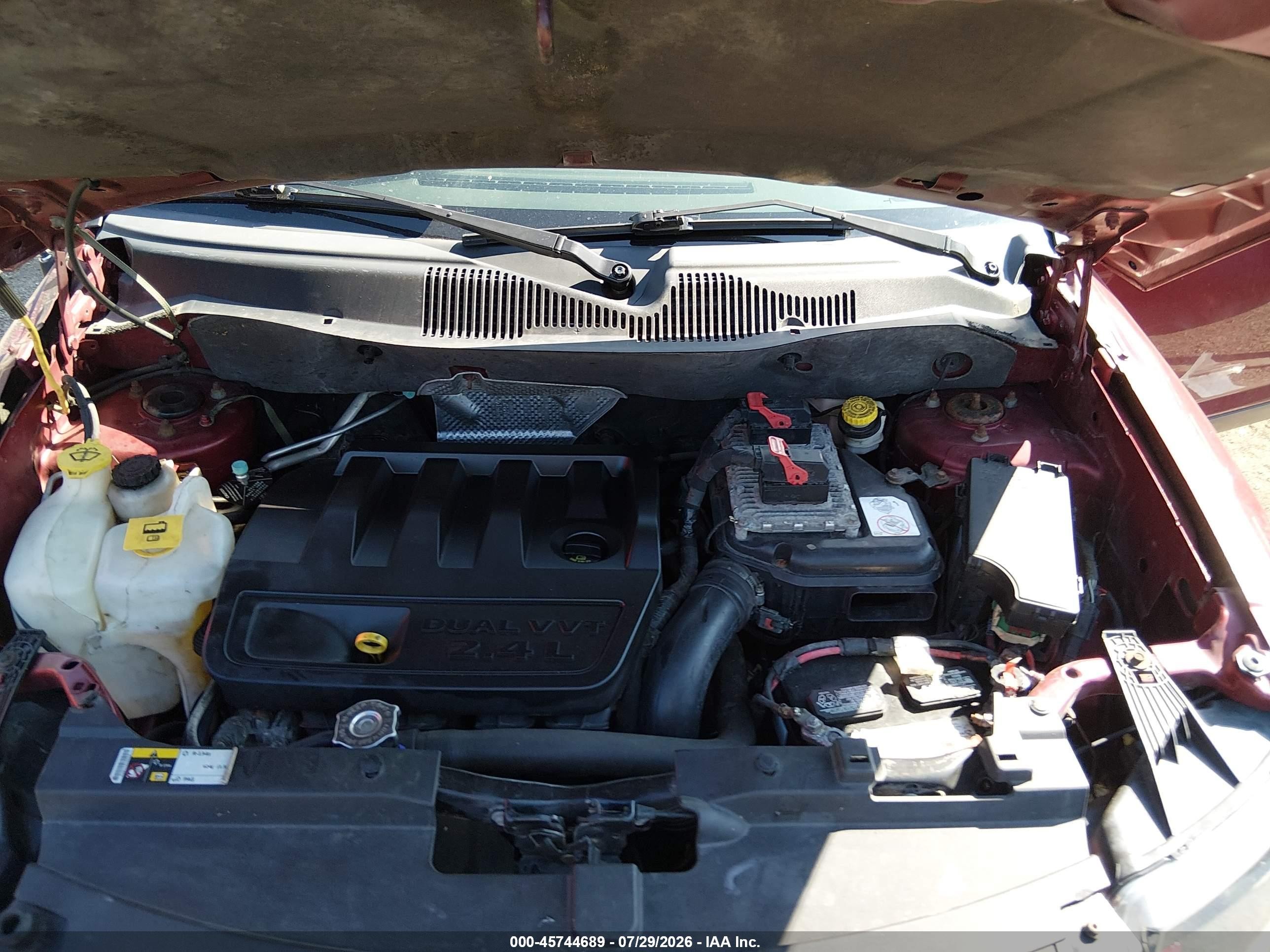 2014 Jeep Compass Sport Maroon vin: 1C4NJDBB3ED567716