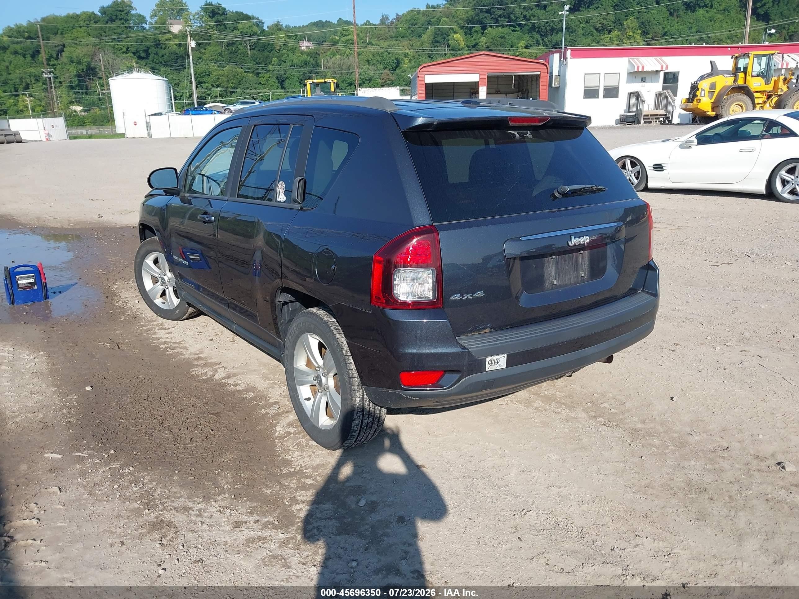 2014 Jeep Compass Sport Gray vin: 1C4NJDBB3ED712835