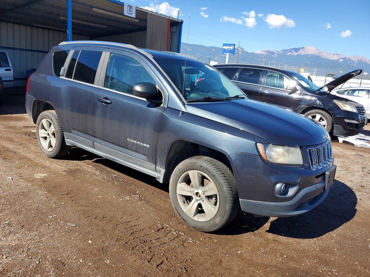 2014 Jeep Compass Sport Синий vin: 1C4NJDBB3ED879485
