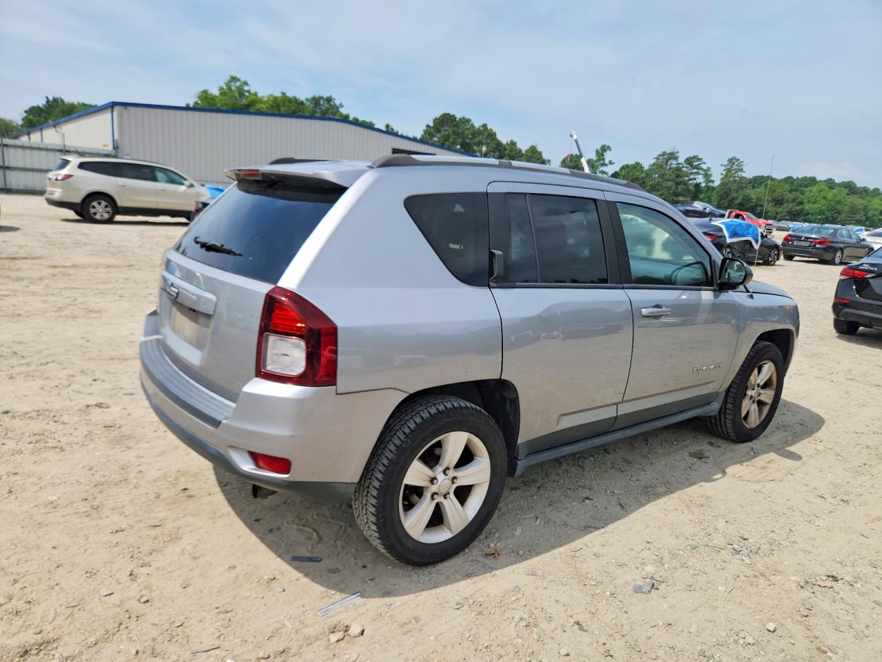 2015 Jeep Compass Sport Серебряный vin: 1C4NJDBB3FD416621