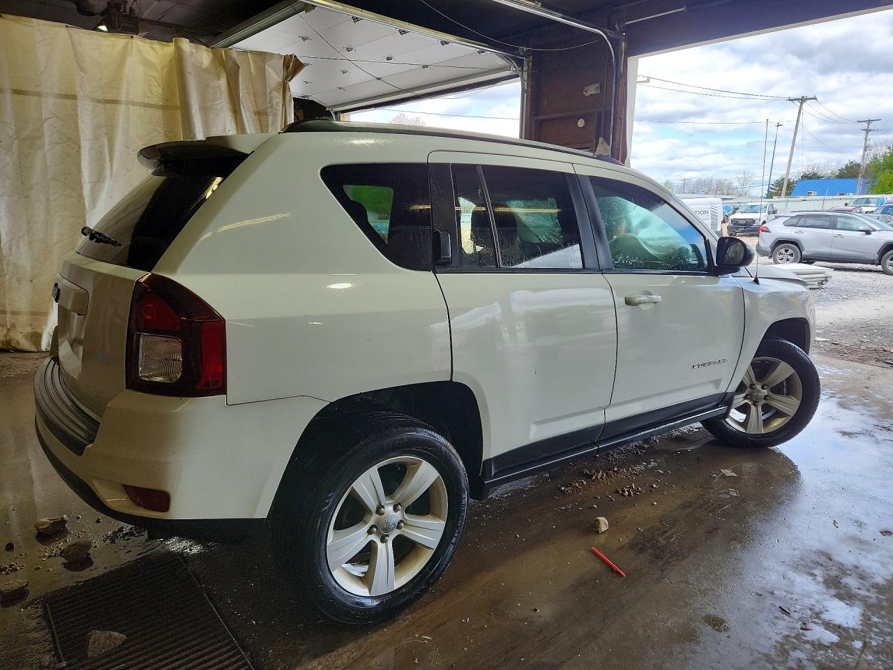 2015 Jeep Compass Sport Белый vin: 1C4NJDBB3FD438697