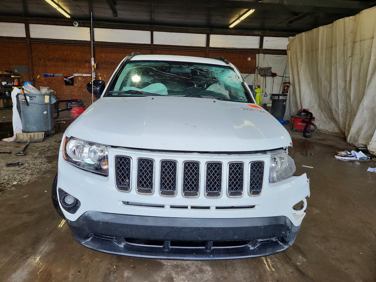 2015 Jeep Compass Sport Белый vin: 1C4NJDBB3FD438697