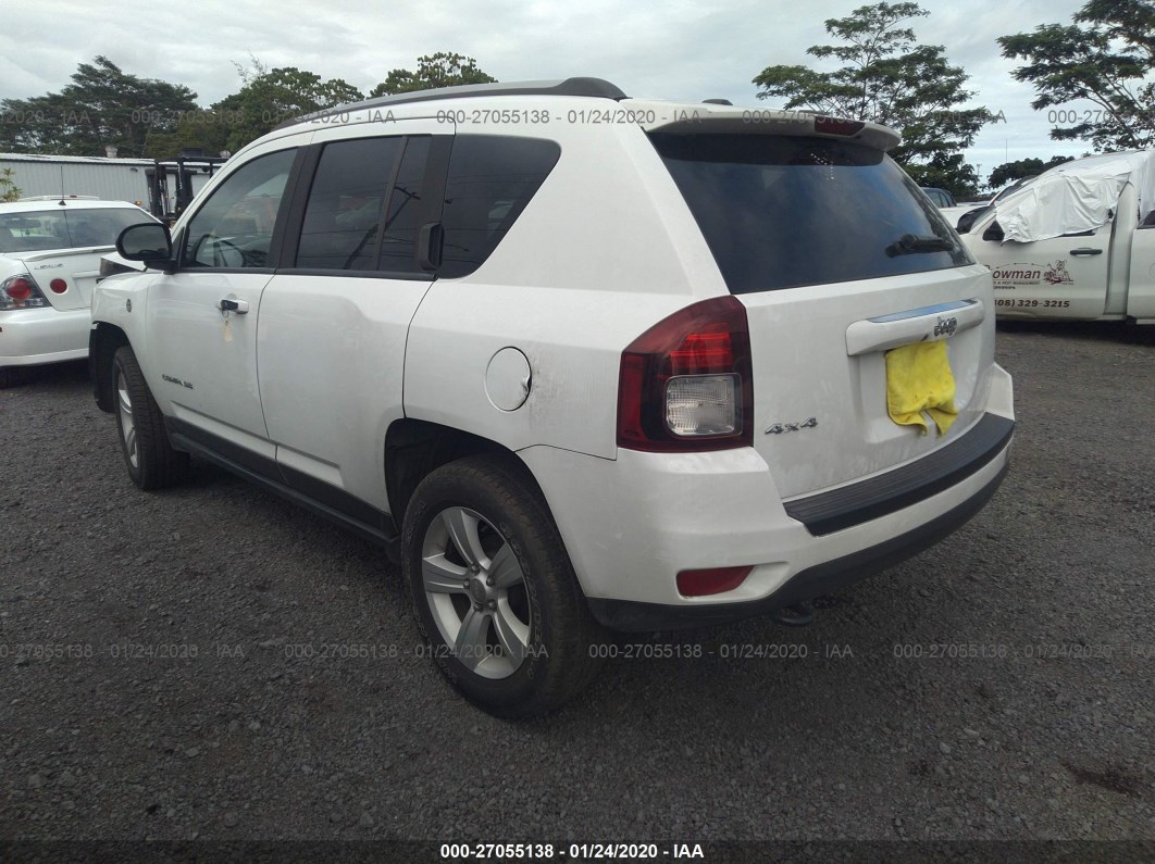 2016 Jeep Compass Sport vin: 1C4NJDBB3GD752822