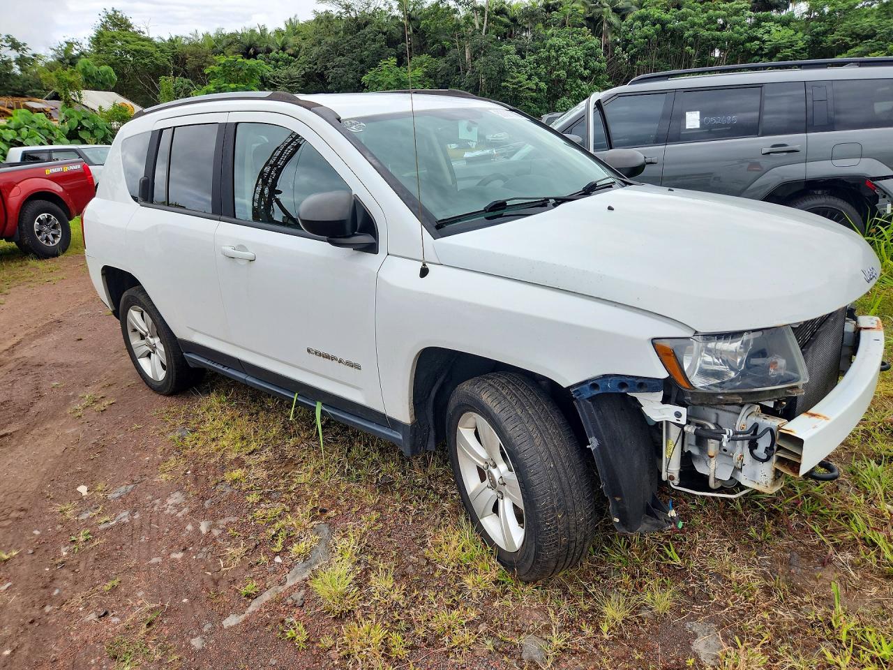 2016 Jeep Compass Sport Белый vin: 1C4NJDBB3GD752822