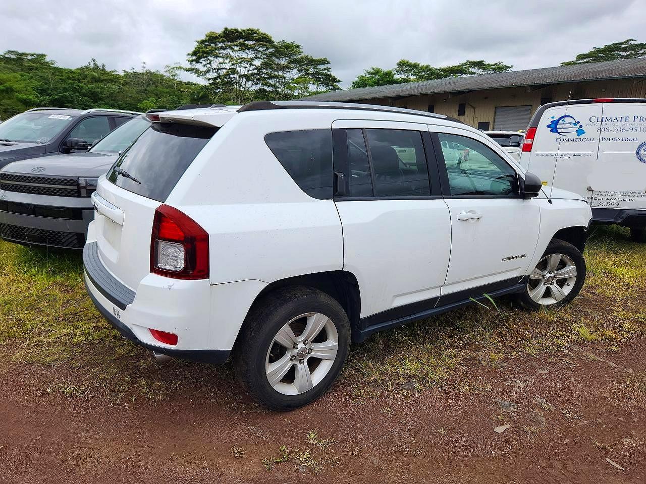 2016 Jeep Compass Sport Белый vin: 1C4NJDBB3GD752822