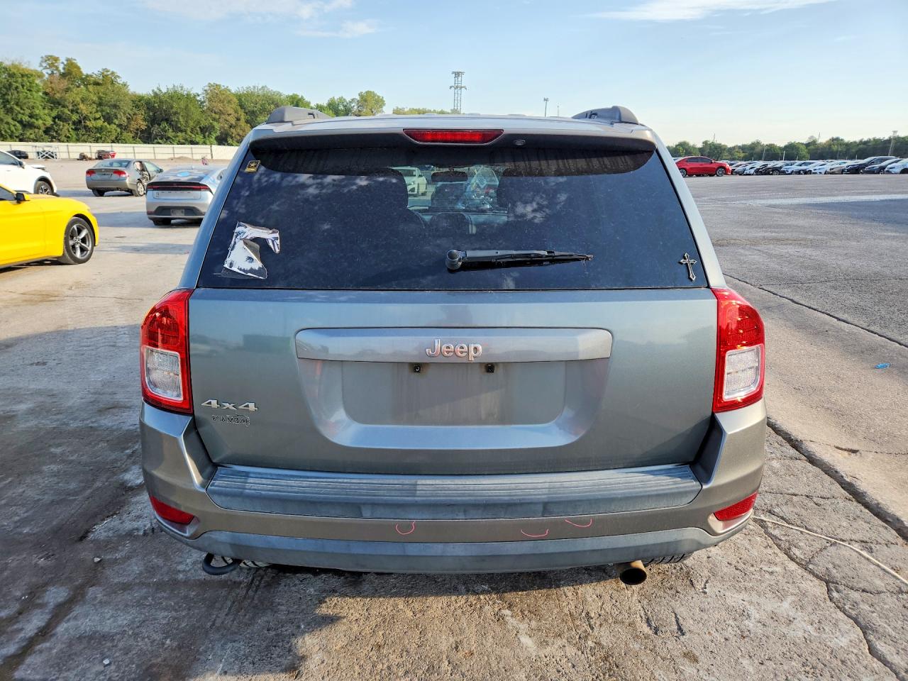 2012 Jeep Compass Sport Silver vin: 1C4NJDBB4CD656112