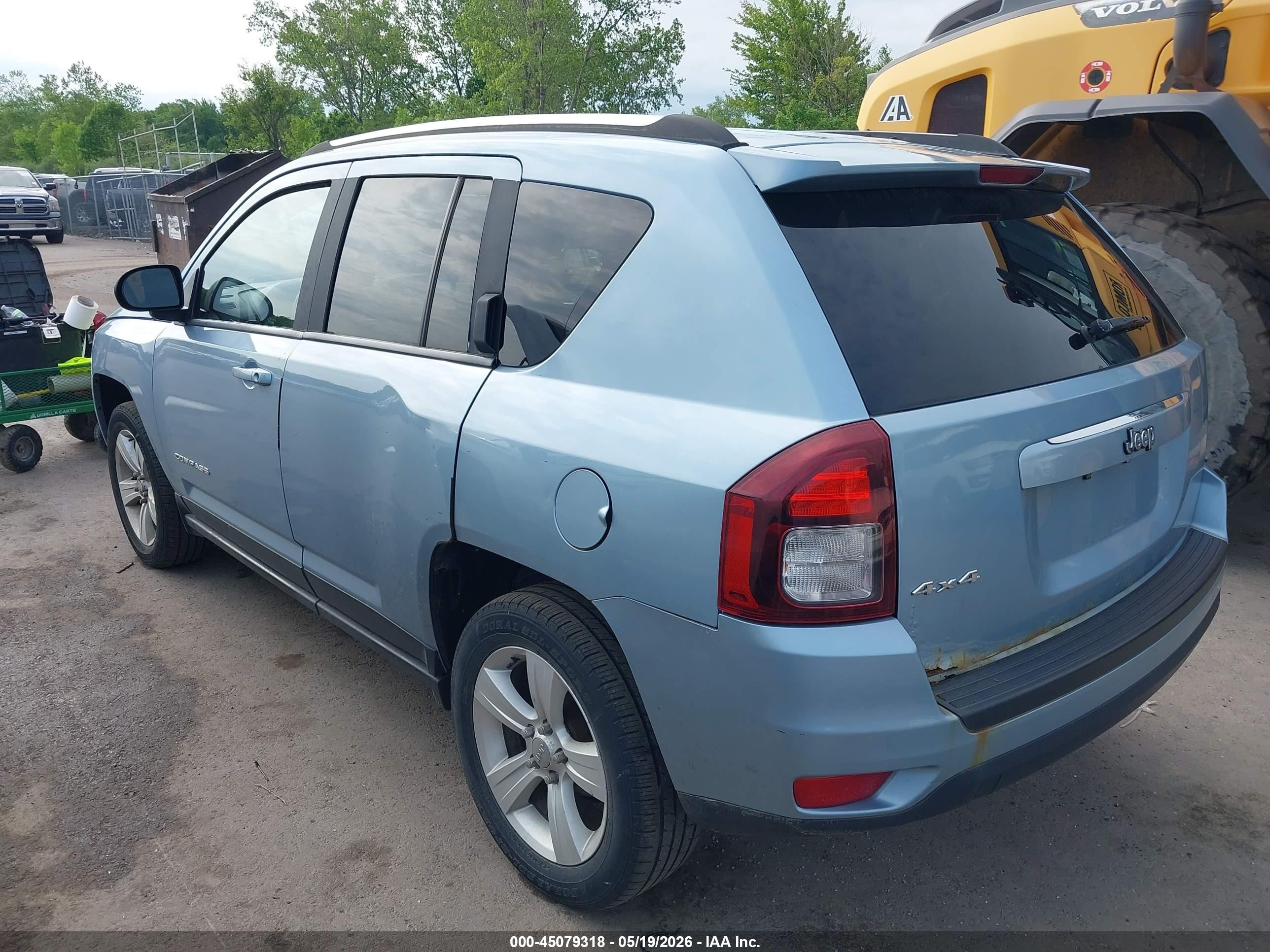2014 Jeep Compass Sport Blue vin: 1C4NJDBB4ED518587