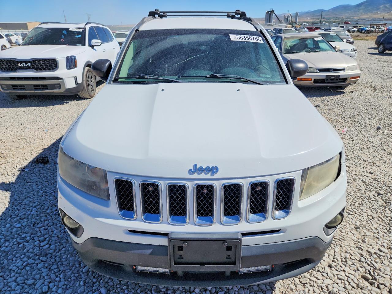 2014 Jeep Compass Sport White vin: 1C4NJDBB4ED567532