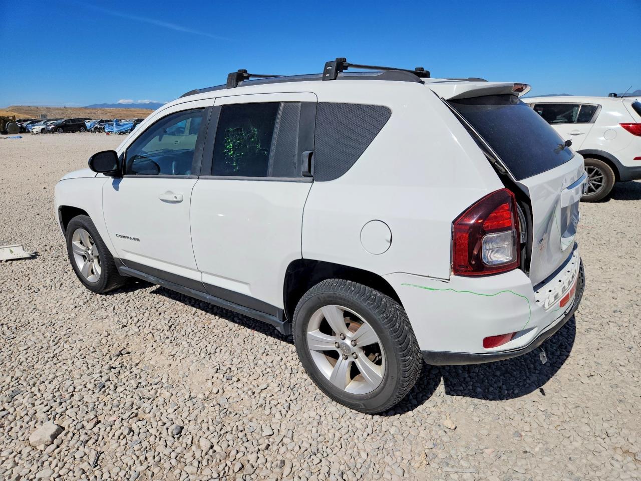 2014 Jeep Compass Sport White vin: 1C4NJDBB4ED567532