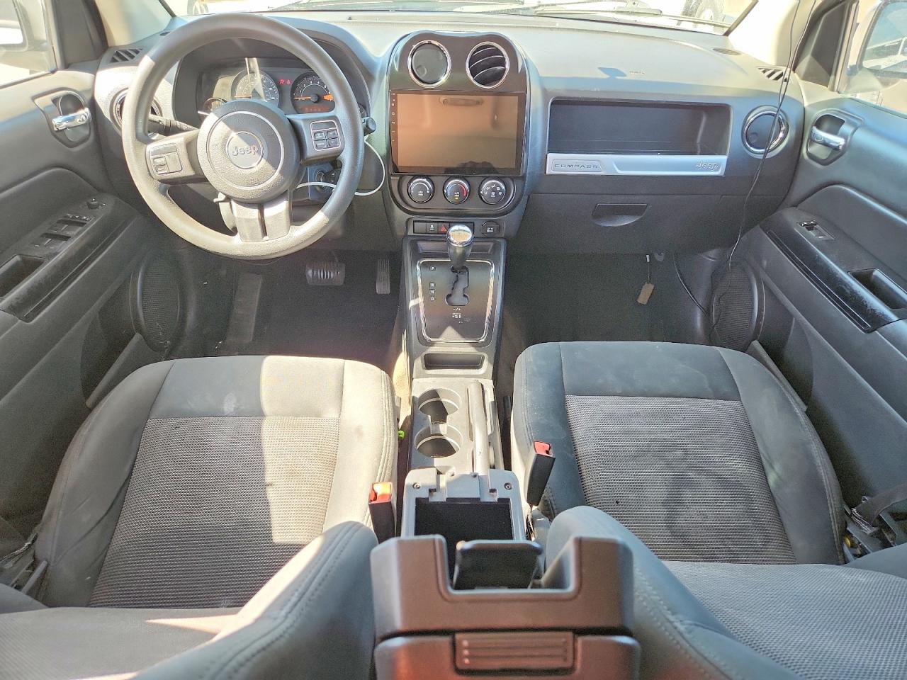 2014 Jeep Compass Sport White vin: 1C4NJDBB4ED567532
