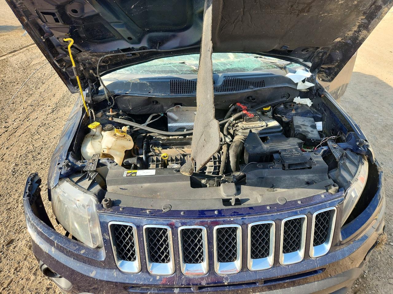2014 Jeep Compass Sport Blue vin: 1C4NJDBB4ED591992