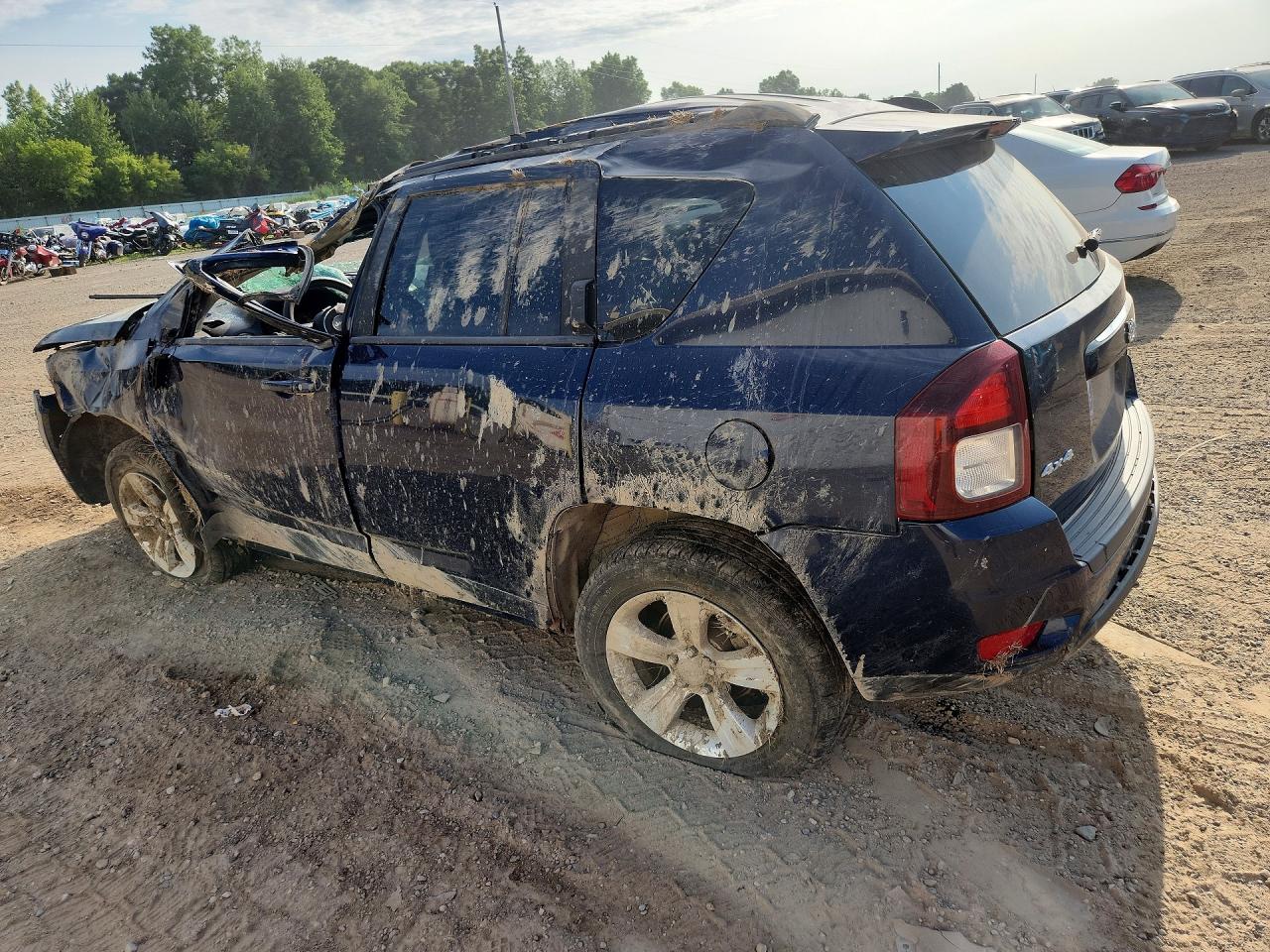 2014 Jeep Compass Sport Blue vin: 1C4NJDBB4ED591992