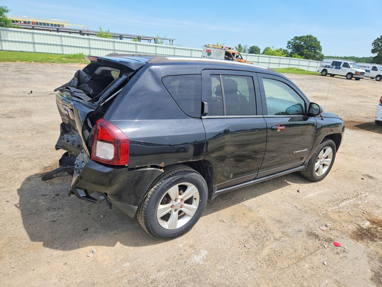 2014 Jeep Compass Sport Black vin: 1C4NJDBB4ED841862