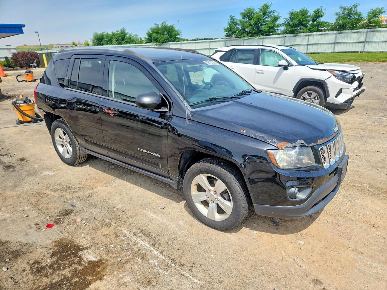 2014 Jeep Compass Sport Black vin: 1C4NJDBB4ED841862