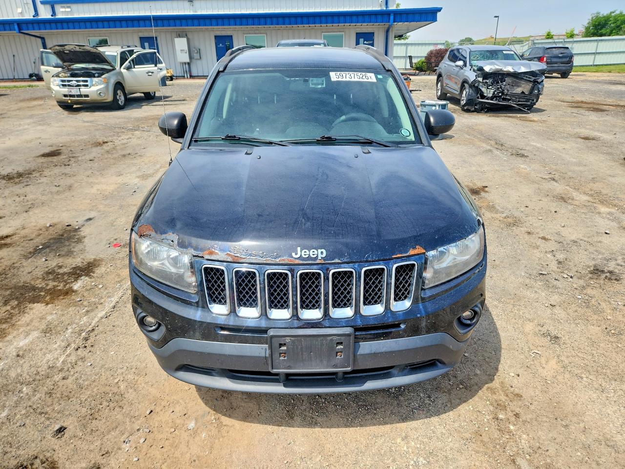 2014 Jeep Compass Sport Black vin: 1C4NJDBB4ED841862