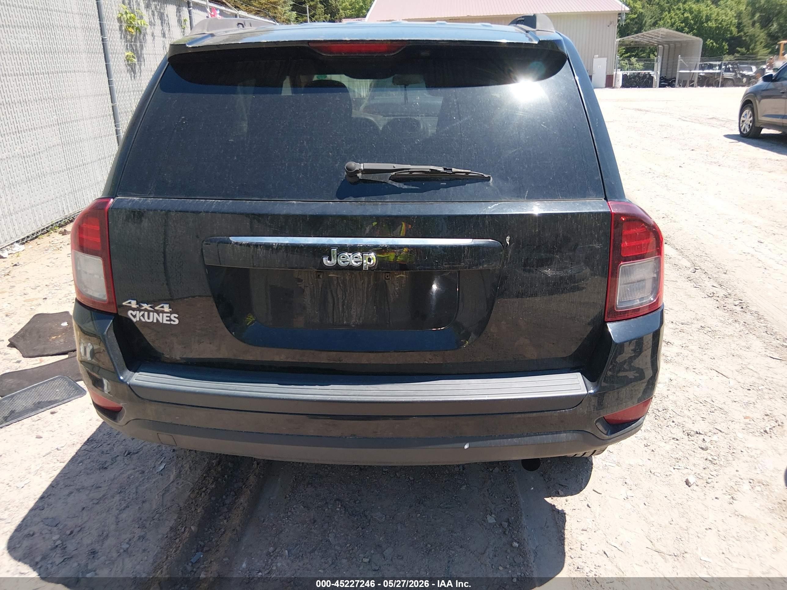 2015 Jeep Compass Sport Black vin: 1C4NJDBB4FD142975