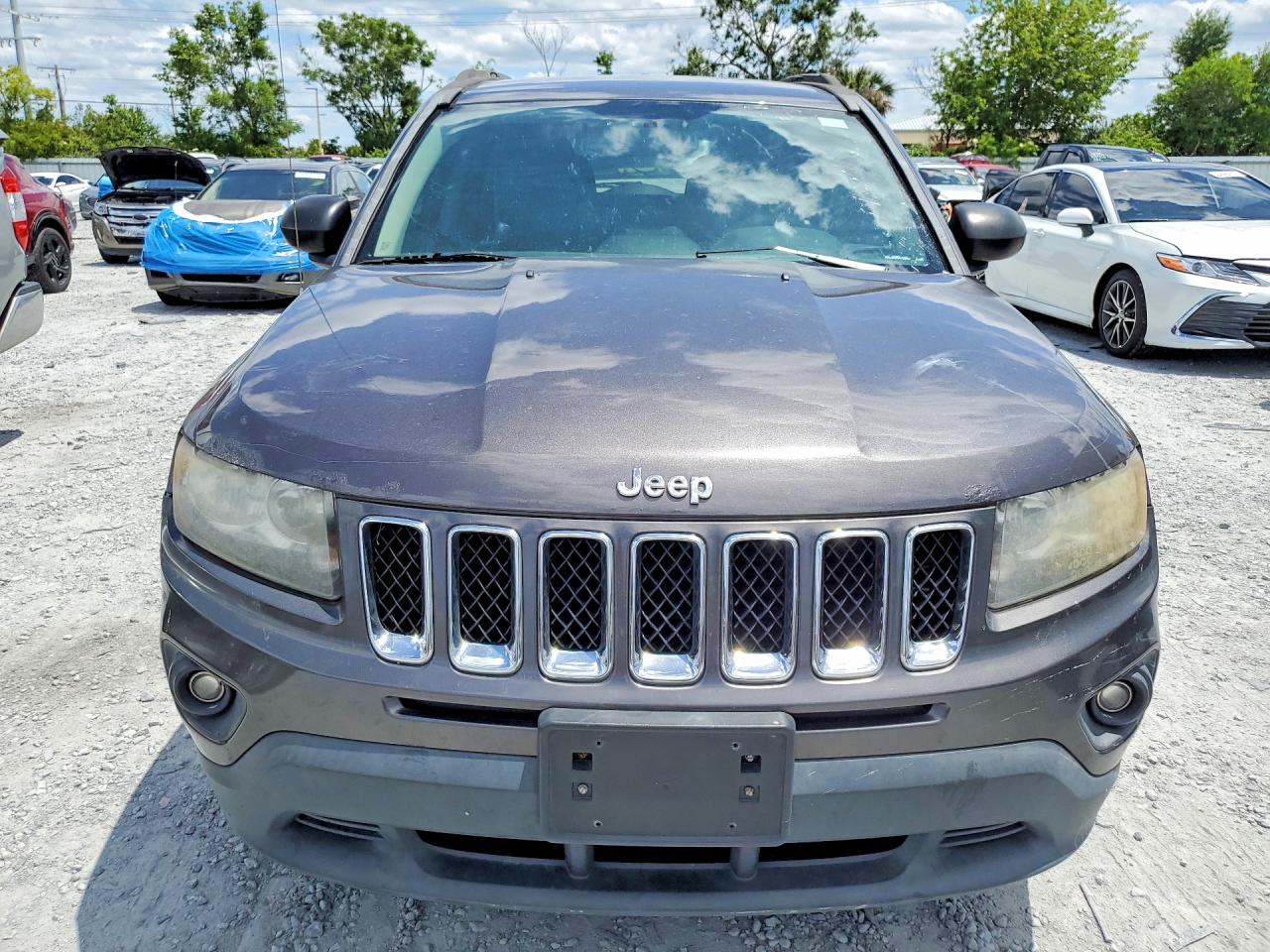 2015 Jeep Compass Sport Gray vin: 1C4NJDBB4FD393155