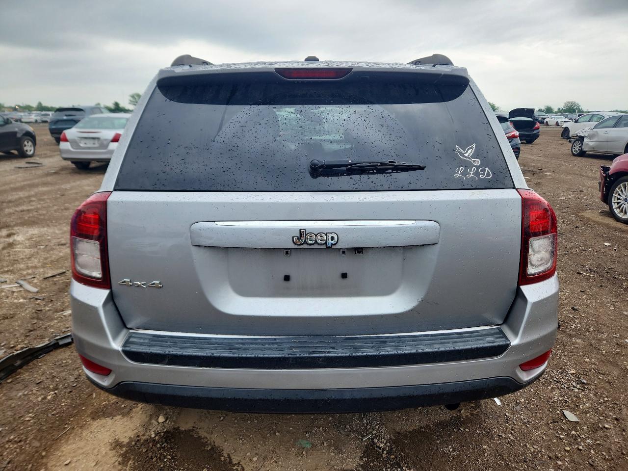 2016 Jeep Compass Sport Silver vin: 1C4NJDBB4GD670825