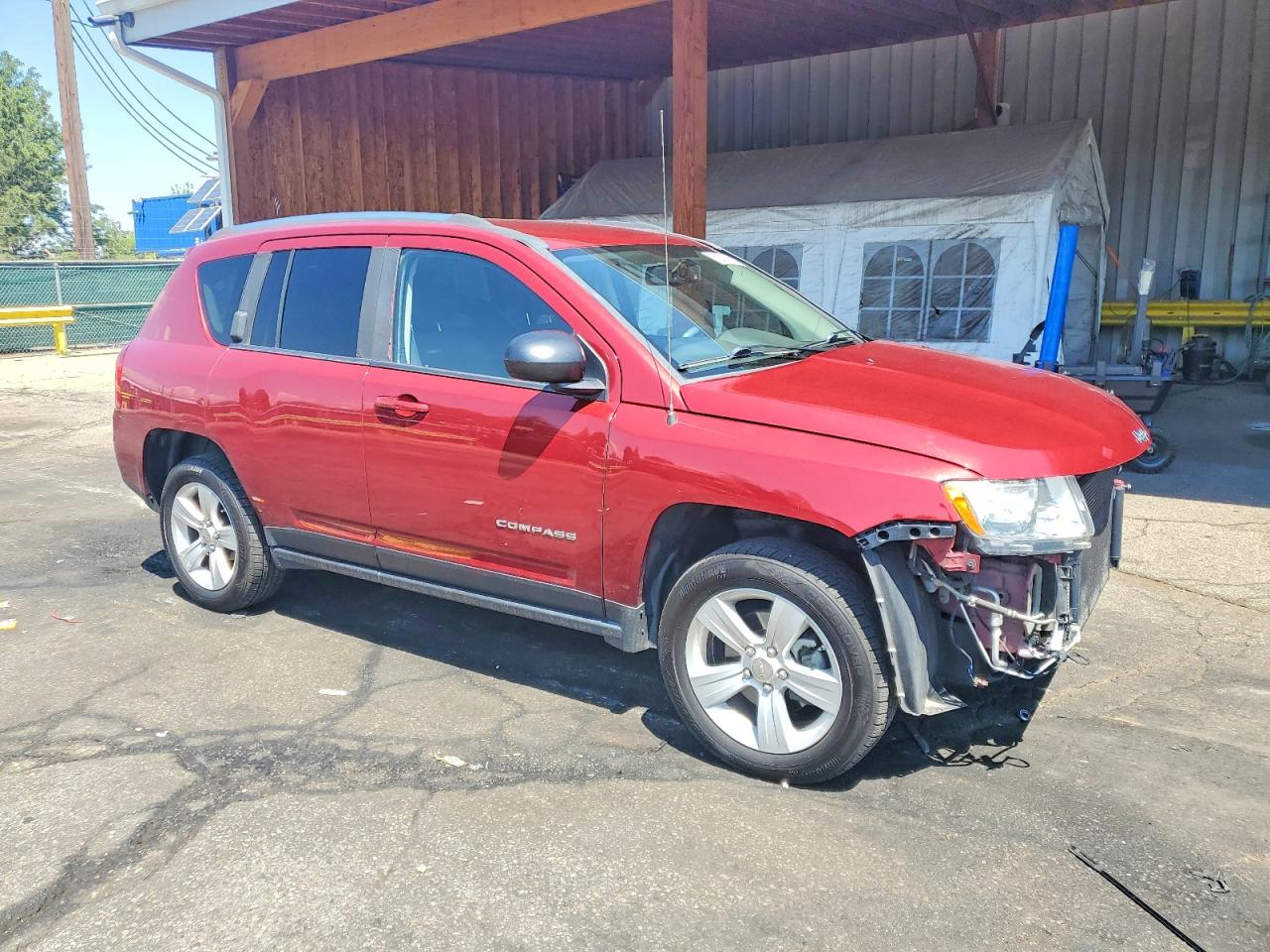 2012 Jeep Compass Sport Red vin: 1C4NJDBB5CD705530