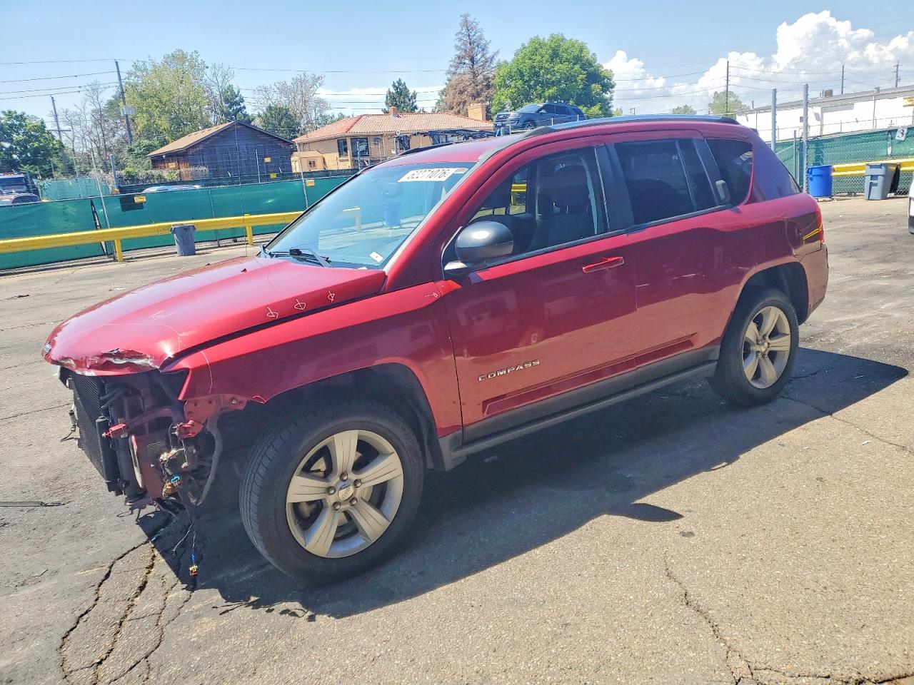 2012 Jeep Compass Sport Red vin: 1C4NJDBB5CD705530