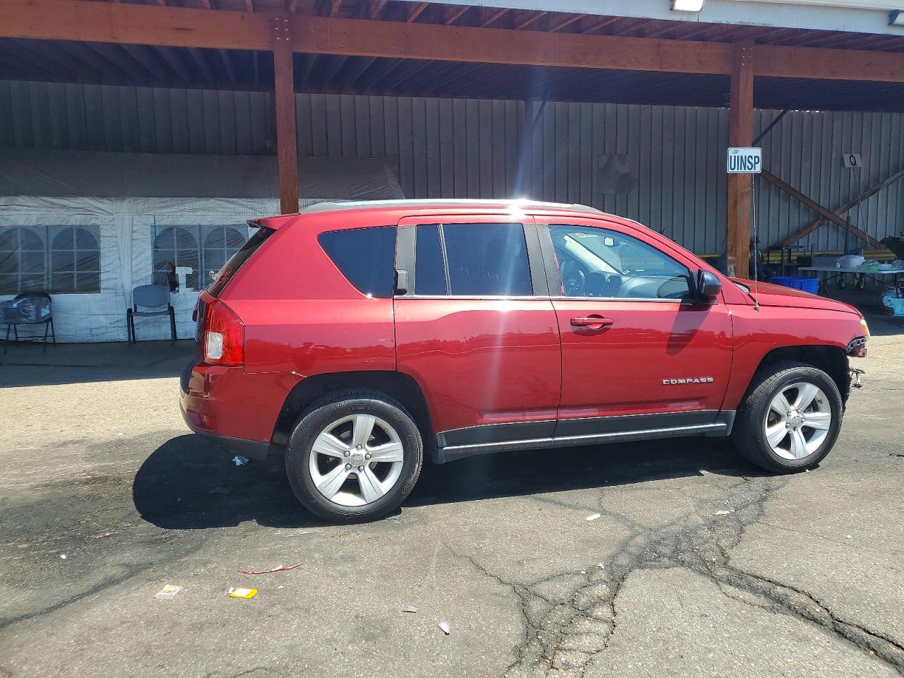 2012 Jeep Compass Sport Red vin: 1C4NJDBB5CD705530