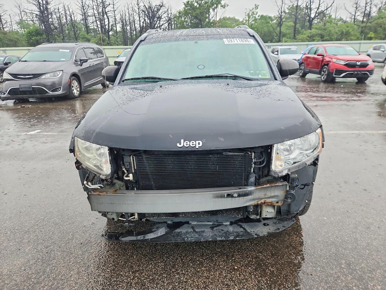 2013 Jeep Compass Sport Черный vin: 1C4NJDBB5DD245481