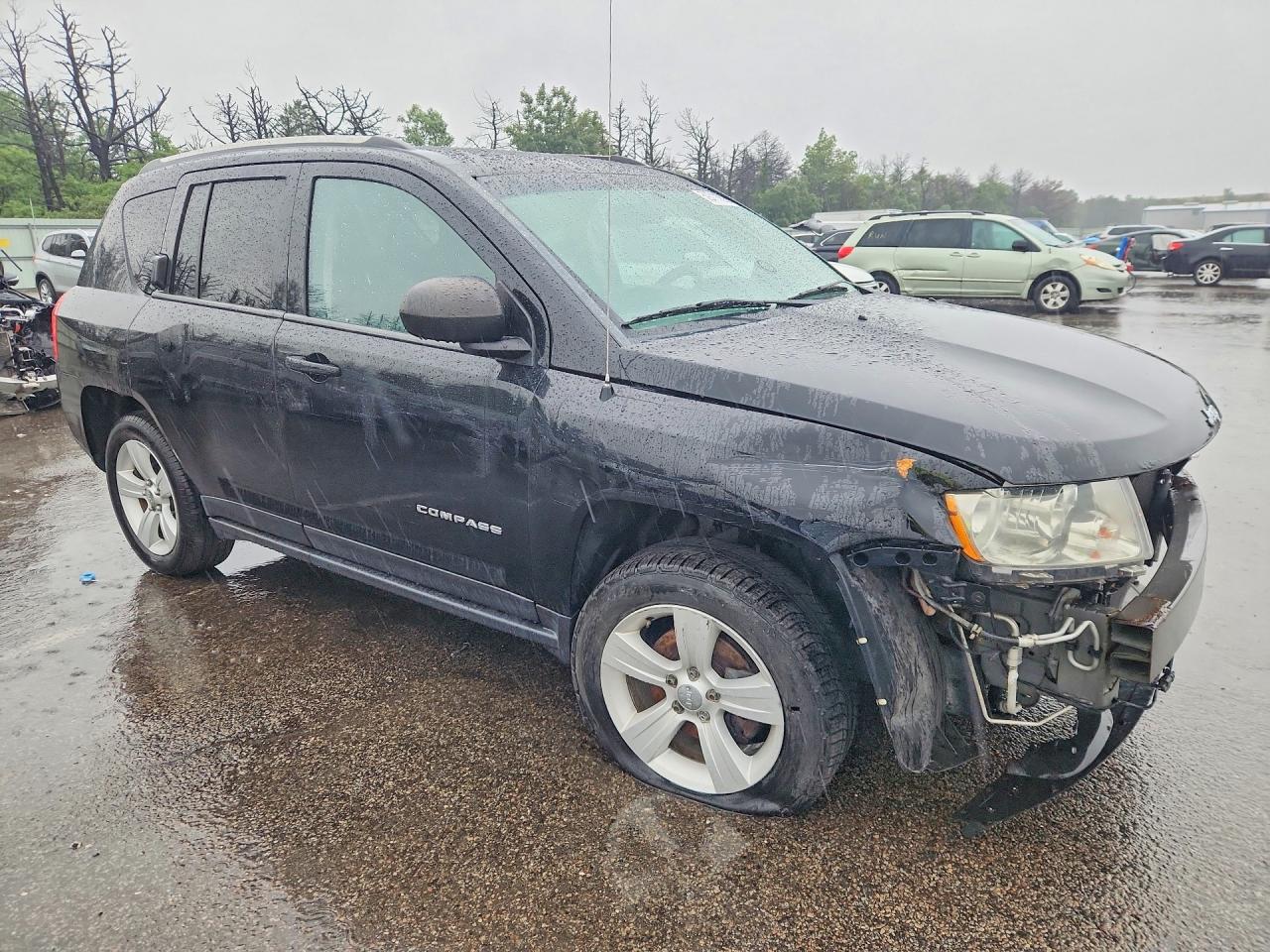 2013 Jeep Compass Sport Черный vin: 1C4NJDBB5DD245481