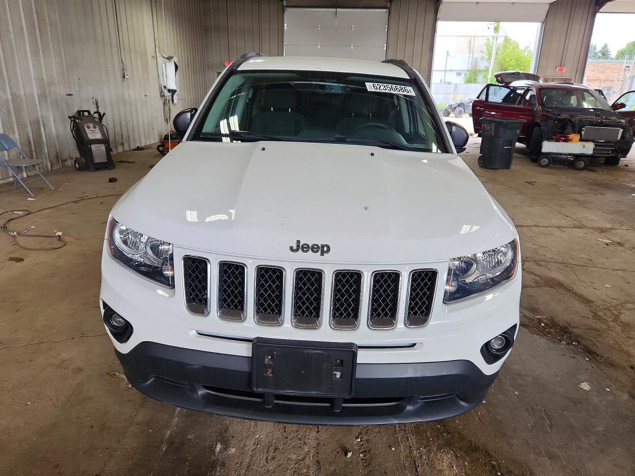2014 Jeep Compass Sport Белый vin: 1C4NJDBB5ED626782