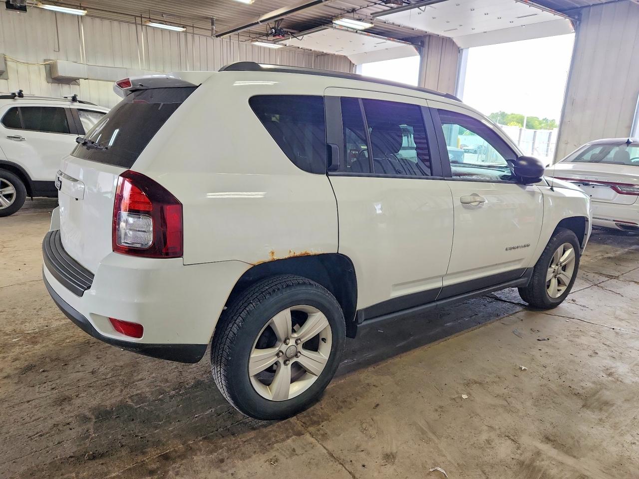 2014 Jeep Compass Sport Белый vin: 1C4NJDBB5ED626782