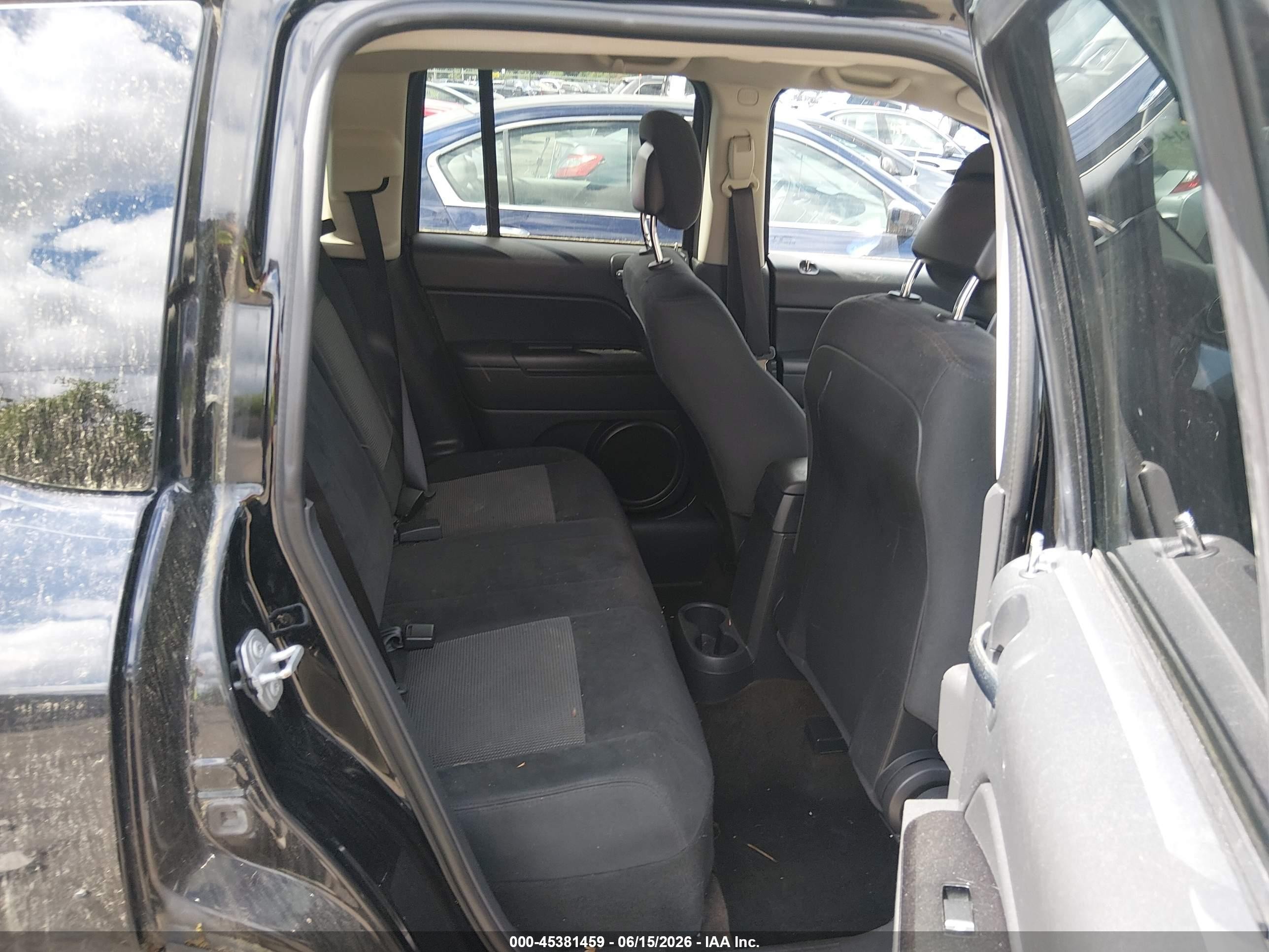 2014 Jeep Compass Sport Черный vin: 1C4NJDBB5ED927083
