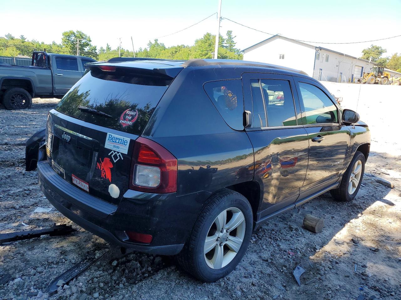 2015 Jeep Compass Sport Black vin: 1C4NJDBB5FD248206