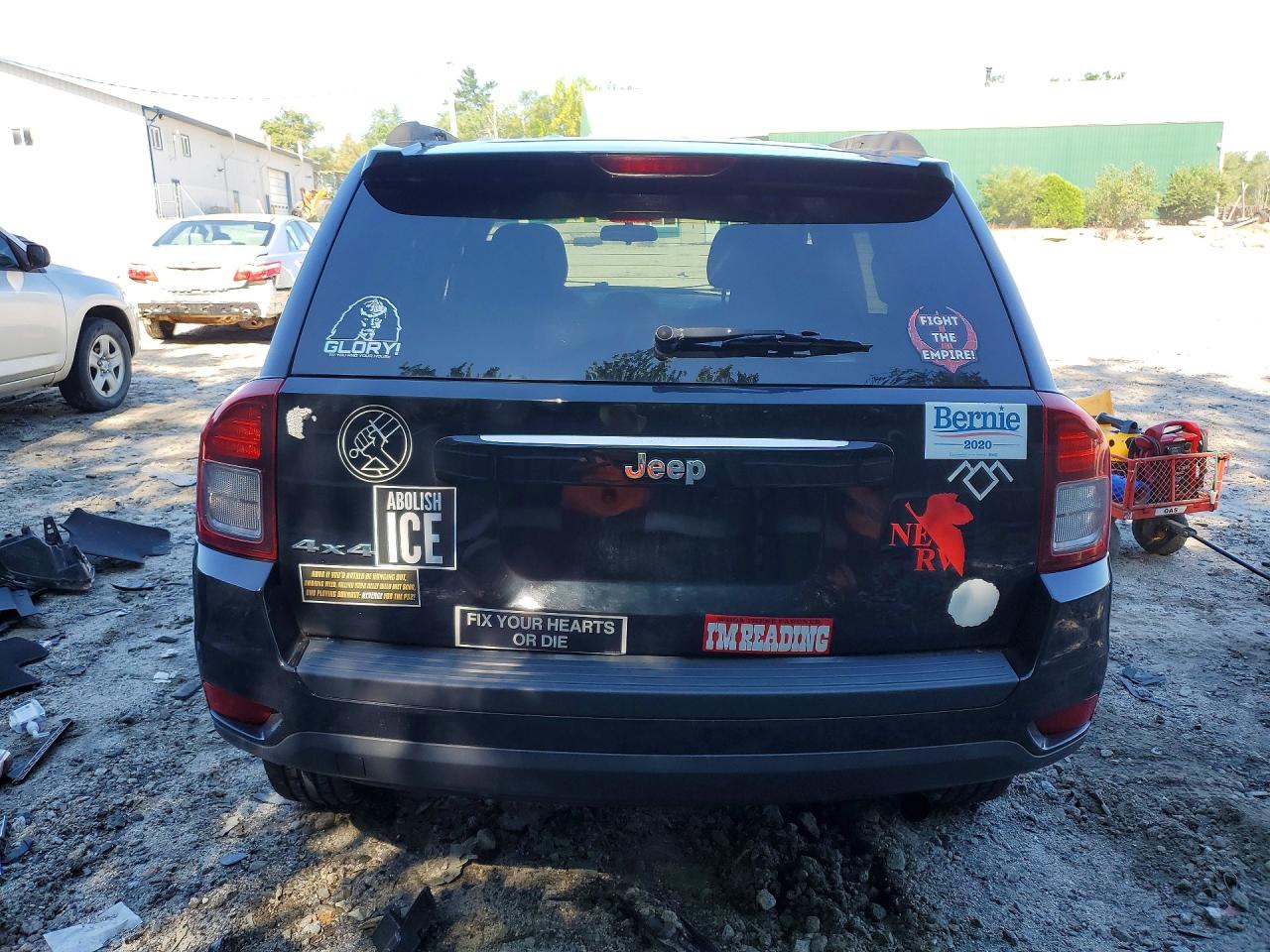 2015 Jeep Compass Sport Black vin: 1C4NJDBB5FD248206