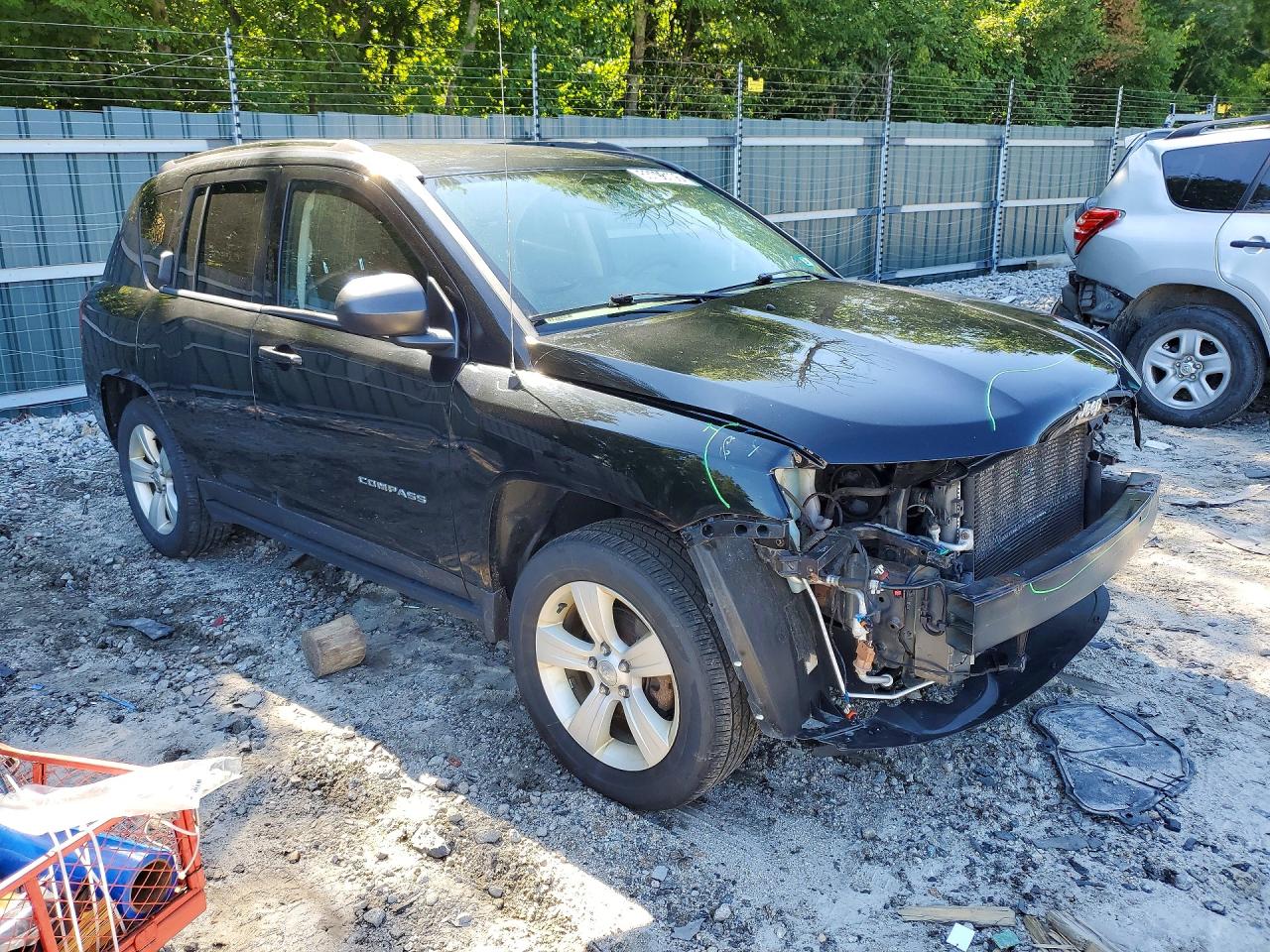 2015 Jeep Compass Sport Black vin: 1C4NJDBB5FD248206