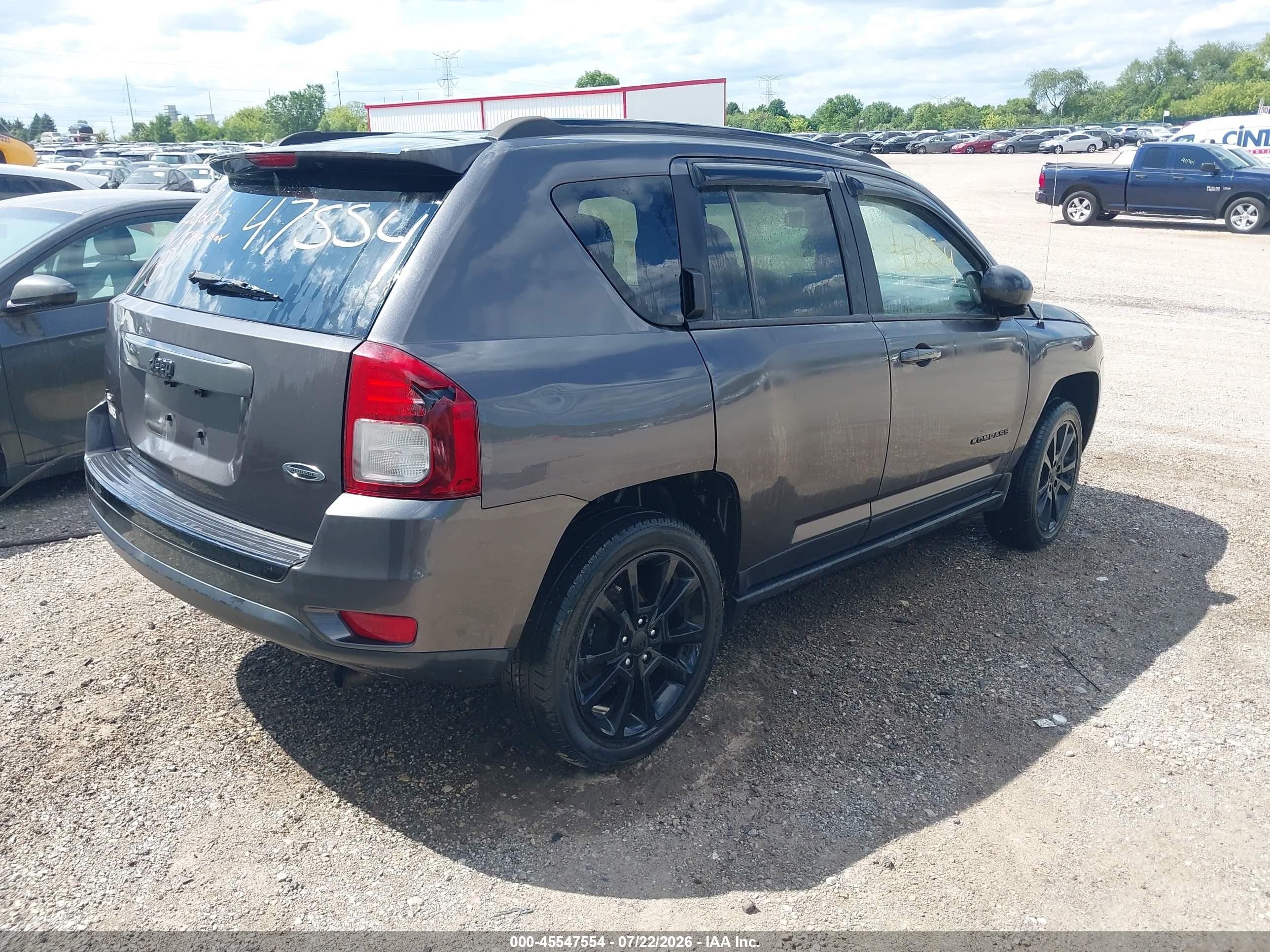 2015 Jeep Compass Altitude Edition Gray vin: 1C4NJDBB5FD258606
