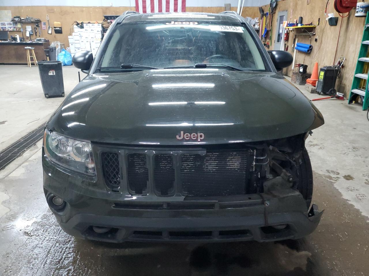 2016 Jeep Compass Sport Green vin: 1C4NJDBB5GD765734