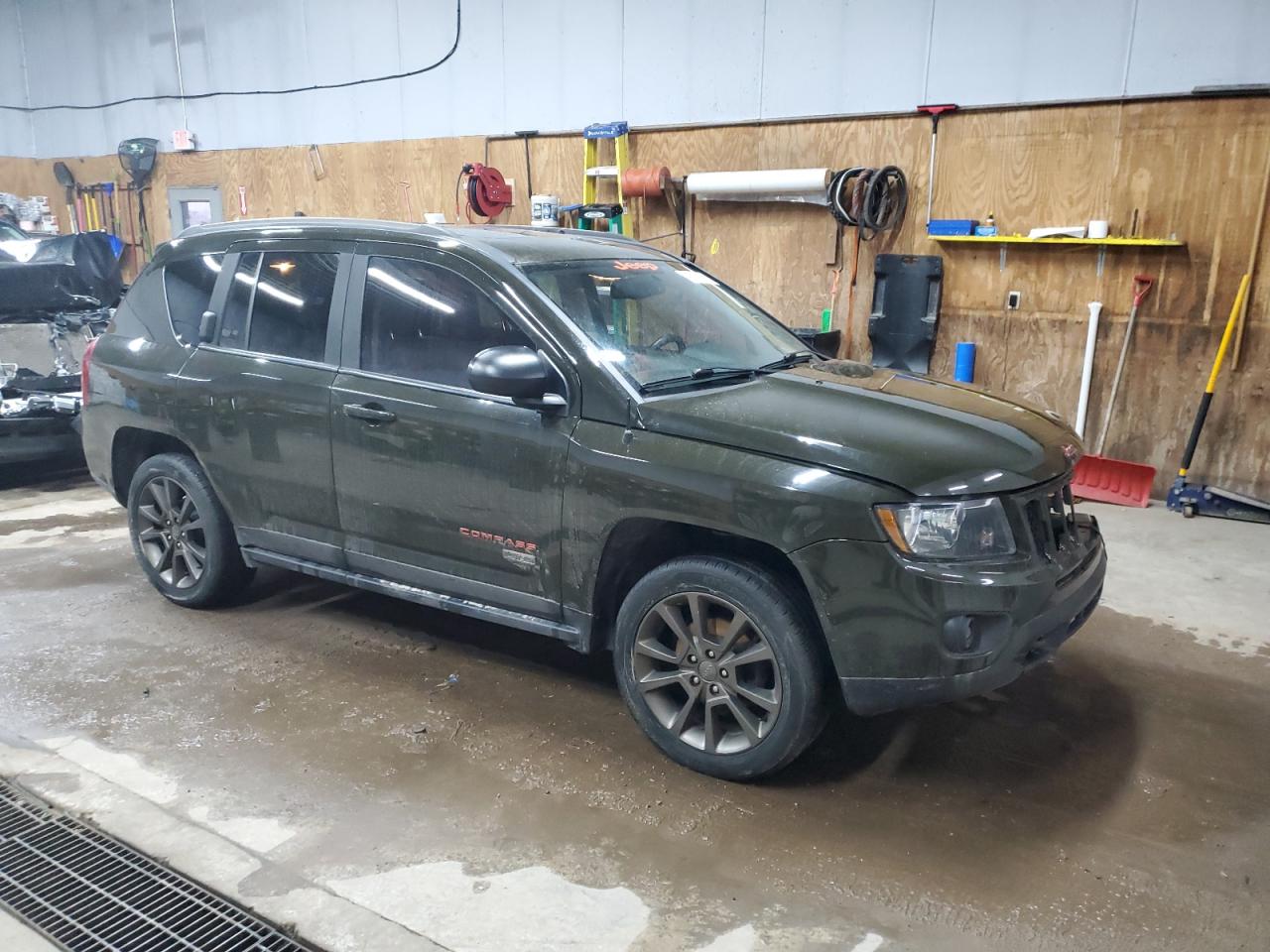 2016 Jeep Compass Sport Green vin: 1C4NJDBB5GD765734