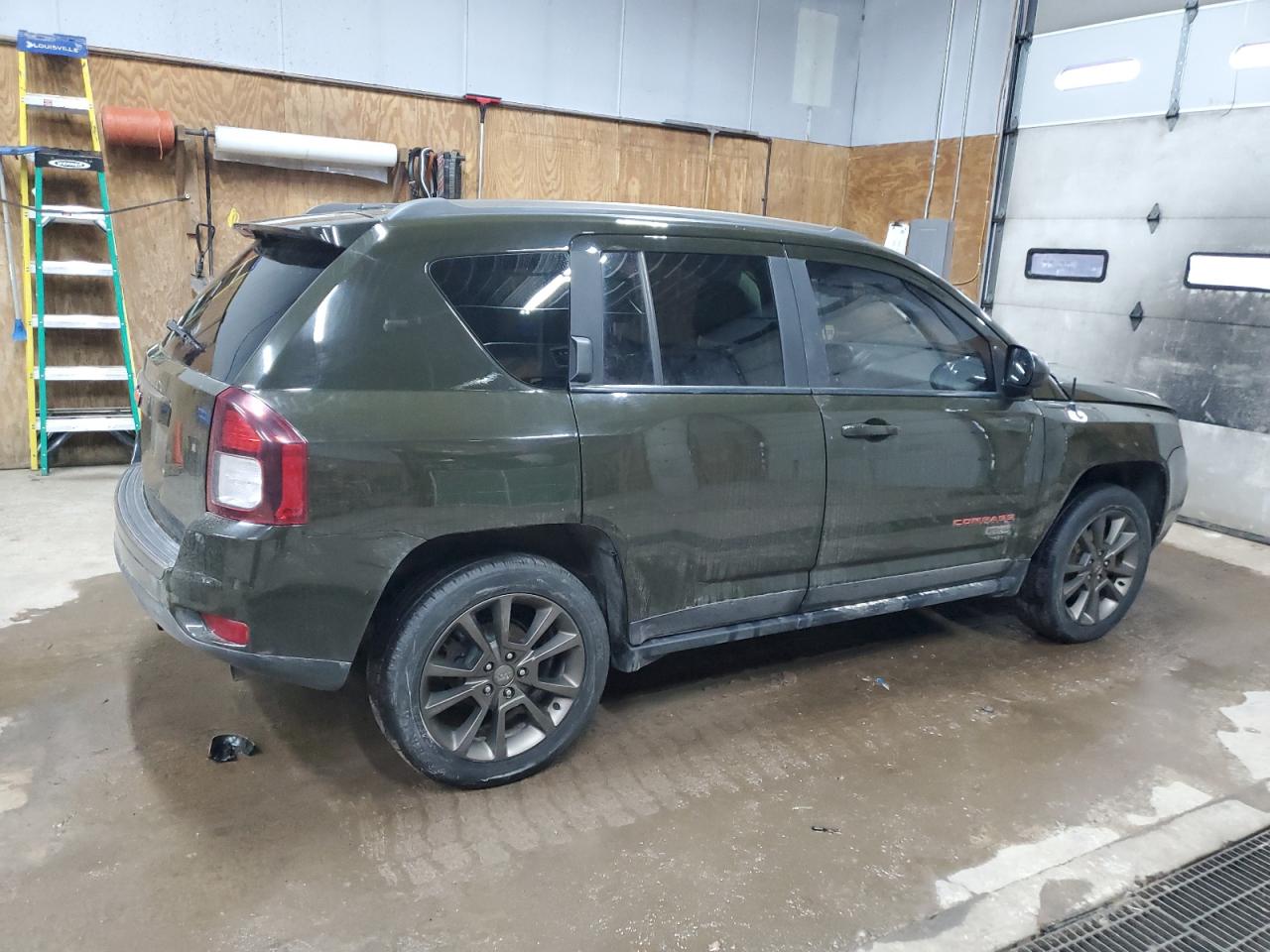 2016 Jeep Compass Sport Green vin: 1C4NJDBB5GD765734