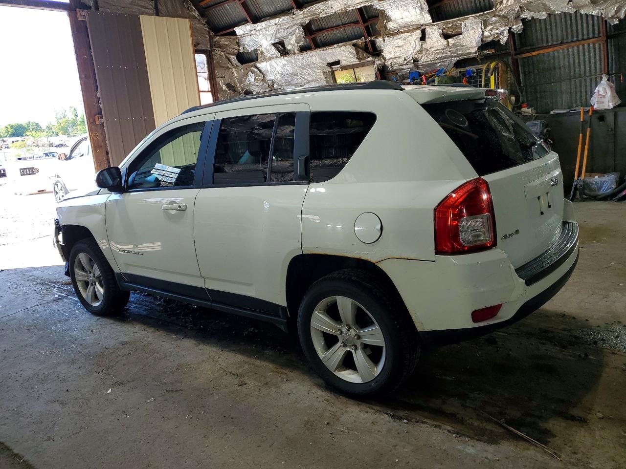 2012 Jeep Compass Sport White vin: 1C4NJDBB6CD539759