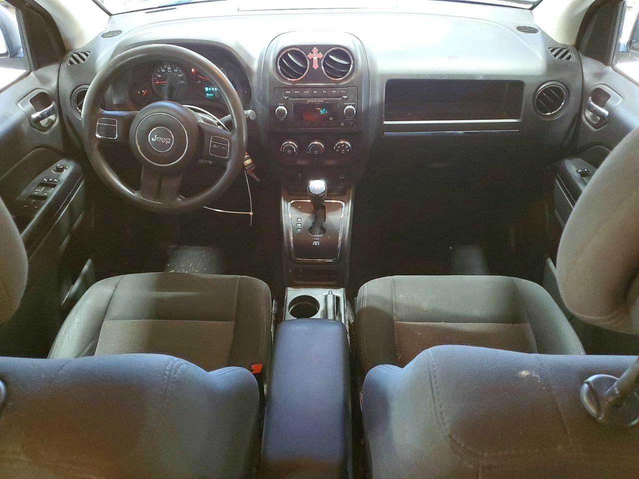 2012 Jeep Compass Sport White vin: 1C4NJDBB6CD539759
