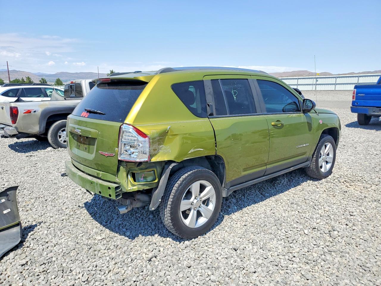 2012 Jeep Compass Sport Green vin: 1C4NJDBB6CD683229