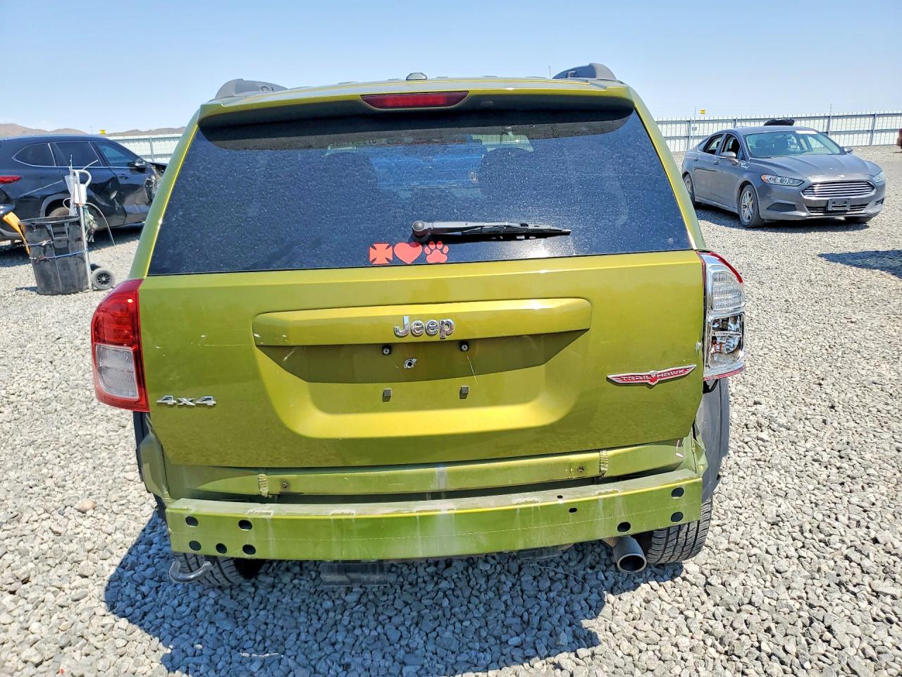2012 Jeep Compass Sport Green vin: 1C4NJDBB6CD683229