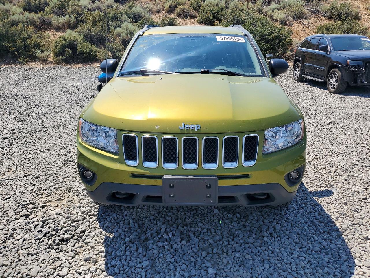 2012 Jeep Compass Sport Green vin: 1C4NJDBB6CD683229