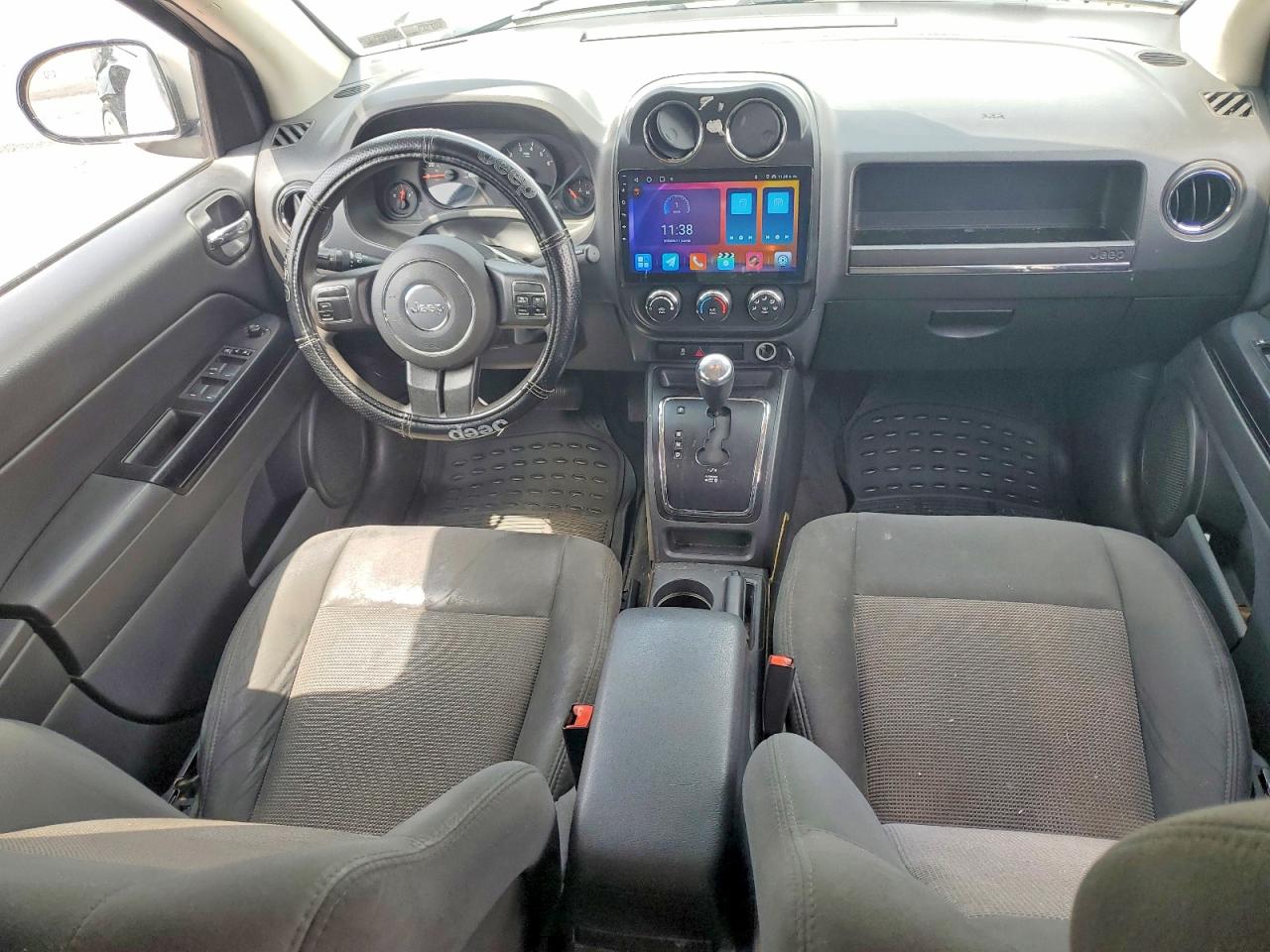 2013 Jeep Compass Sport White vin: 1C4NJDBB6DD167972