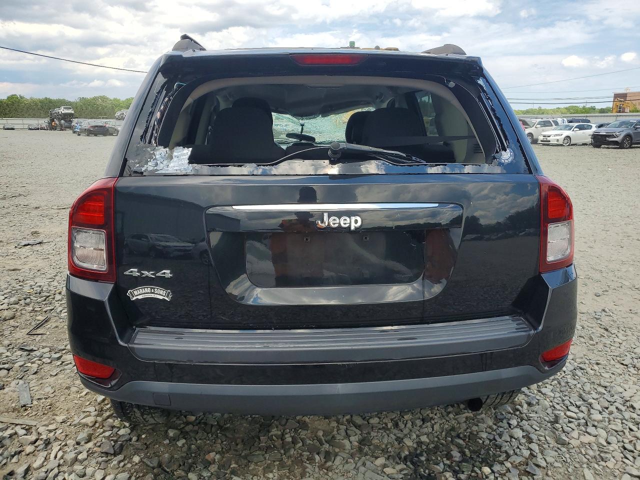 2015 Jeep Compass Sport Black vin: 1C4NJDBB6FD130553